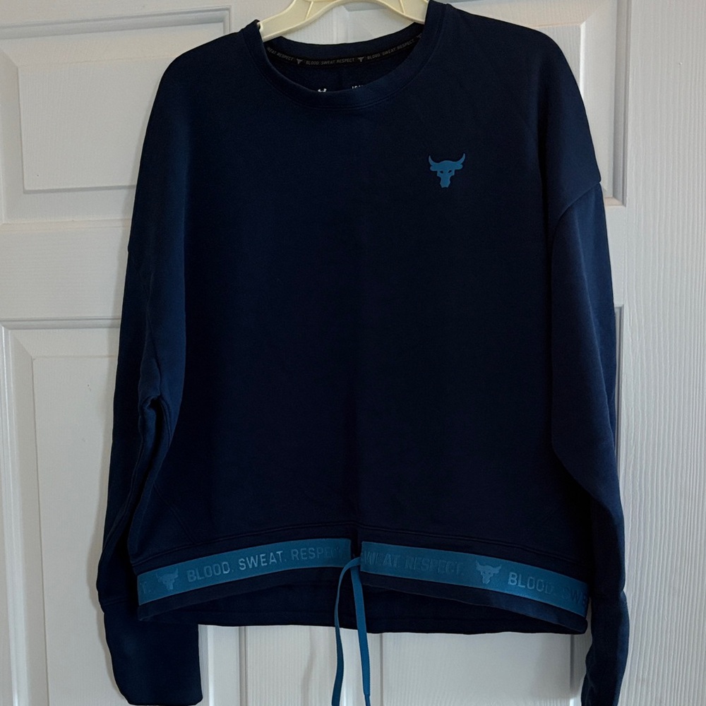 Under Armour Men's Dark Blue Crewneck Sweater